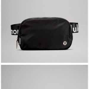NWT Lululemon Everywhere Belt Bag Wordmark w/white